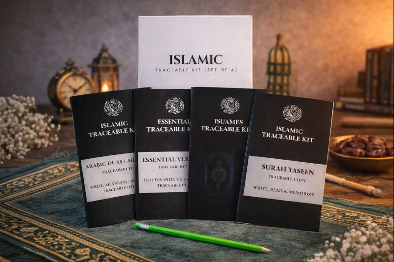 ALIFAYN Deeni Mahol Kit - (Traceable Kit aur Sunnat Dua Stickers)